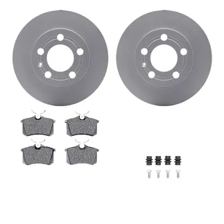 R1 Concepts WDUH1-73098 Carbon Series Brake Rotors W/ 5000 Oep Brake Pads & Hdw